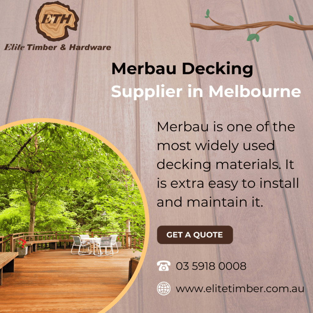 Merbau decking supplier in Melbourne