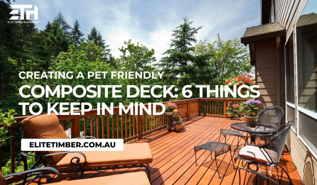 Creating A Pet Friendly Composite Deck 6 Things To Keep In Mind