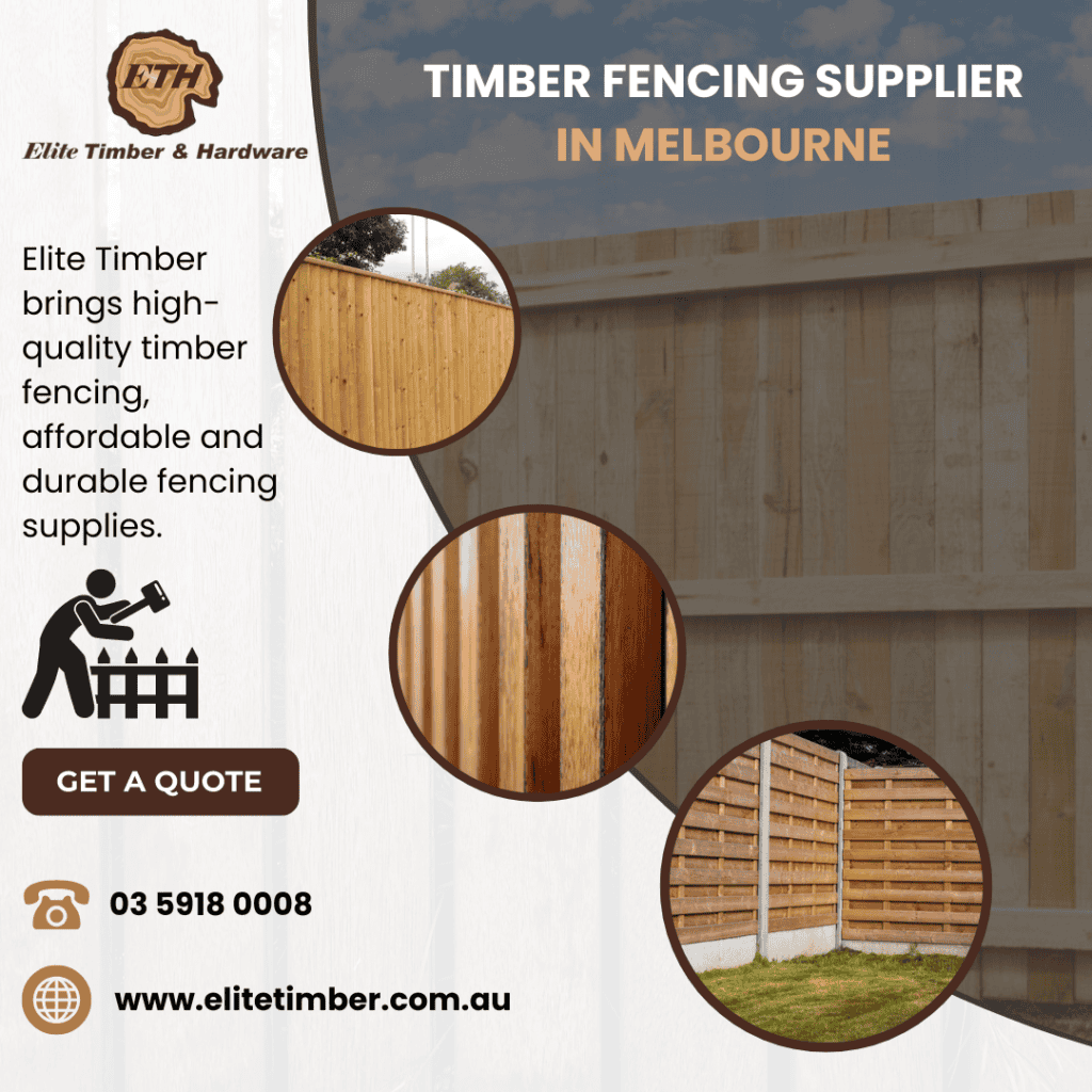 Timber Fencing Supplier In Melbourne